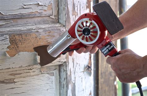 removing house paint from a metal tray|heat gun paint removal.